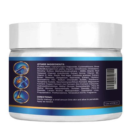 VITAMISAN Premium Organic Glucosamine & Chondroitin Cream (Pack of 2) – MSM, Arnica & Collagen