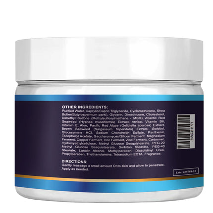 VITAMISAN Glucosamine Chondroitin MSM Collagen Arnica Cream 4oz – 2 Pack – Made in USA