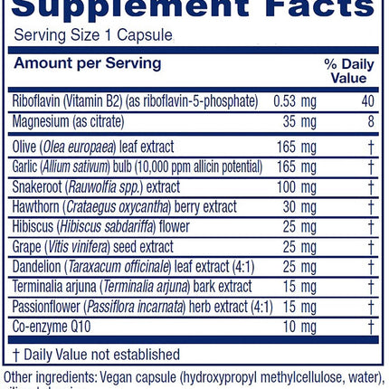 Vitanica Rauwolfia Extra - Vegan Cardiovascular Support Supplement