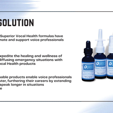 Superior Vocal Health: Vocal Immunition Immune Formula for Singers