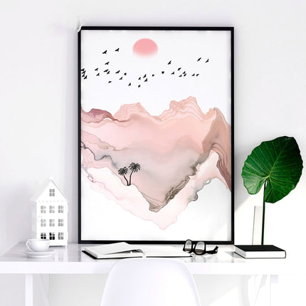 Wall art seaside | set of 3 framed wall art prints
