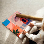 Unframed / A4 8.27 x 11.69 in / 21 x 29.7 cm / Satin Photo Paper 280 gsm
