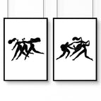 Black Frame / A4 8.27 x 11.69 in / 21 x 29.7 cm / Satin Photo paper 280 gsm