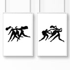 White Frame / A4 8.27 x 11.69 in / 21 x 29.7 cm / Satin Photo paper 280 gsm