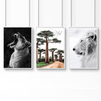 White Frame / A4 8.27 x 11.69 in / 21 x 29.7 cm / Satin Photo Paper 280 gsm