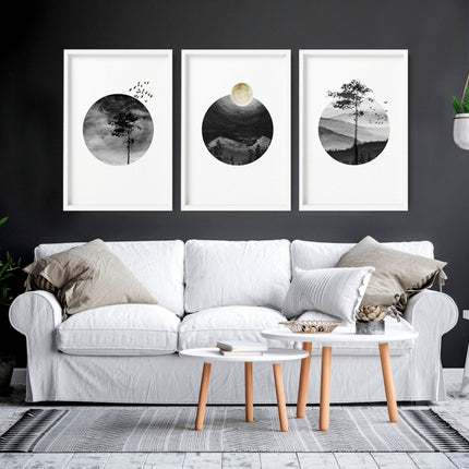 Scandi wall art | set of 3 framed wall art