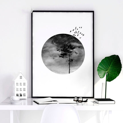 Scandi wall art | set of 3 framed wall art