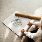 Unframed / A4 8.27 x 11.69 in / 21 x 29.7 cm / Satin Photo Paper 280 gsm