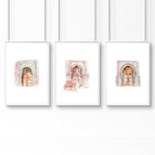 White Frame / A4 8.27 x 11.69 in / 21 x 29.7 cm / Satin Photo Paper 280 gsm