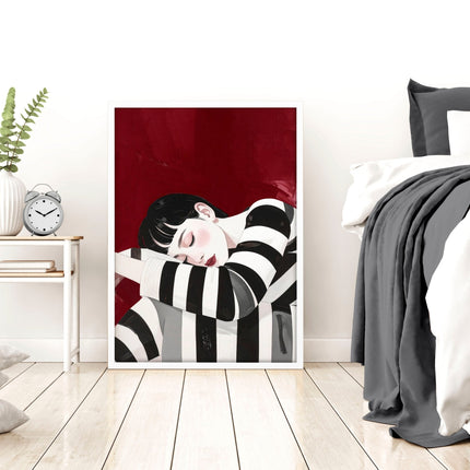 Wall Hangings For Bedroom | Set of 3 Women Art Prints