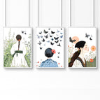 White Frame / A4 8.27 x 11.69 in / 21 x 29.7 cm / Satin Photo Paper 280 gsm