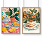 Oak Frame / A4 8.27 x 11.69 in / 21 x 29.7 cm / Satin Photo paper 280 gsm