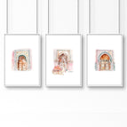 White Frame / A4 8.27 x 11.69 in / 21 x 29.7 cm / Satin Photo Paper 280 gsm