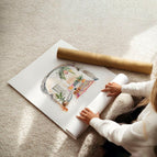 Unframed / A4 8.27 x 11.69 in / 21 x 29.7 cm / Satin Photo Paper 280 gsm