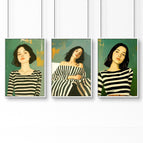 White Frame / A4 8.27 x 11.69 in / 21 x 29.7 cm / Satin Photo Paper 280 gsm