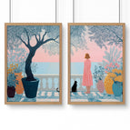 Oak Frame / A4 8.27 x 11.69 in / 21 x 29.7 cm / Satin Photo Paper 280 gsm