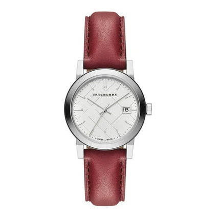 Burberry Ladies Watch The City 34mm Red BU9129