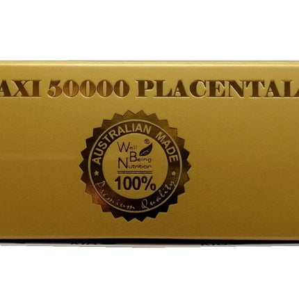 Wealthy Health Sheep Placenta Supplement – 50,000 mg, 100 Capsules (Australia)