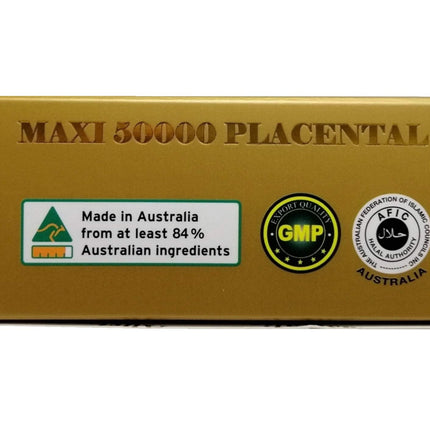 Wealthy Health Sheep Placenta Supplement – 50,000 mg, 100 Capsules (Australia)