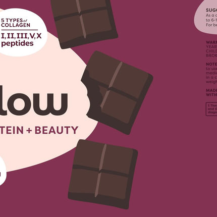 Wellah The Afterglow Multi Collagen Protein + Beauty (Dark Chocolate Flavored) 30 Servings