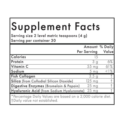 WelleCo The Collagen Elixir – Marine Collagen Peptides, Hyaluronic Acid & Vitamin C (Unflavored, 4.23 oz)