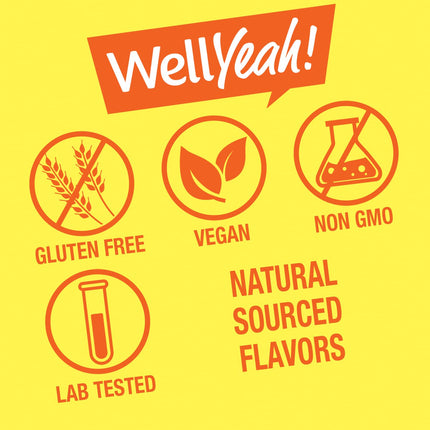 WellYeah Lions Mane Gummies for Adults – 2000mg per Serving, 60 Count (Pack of 2) – Gluten Free, Non-GMO, Berry Flavor