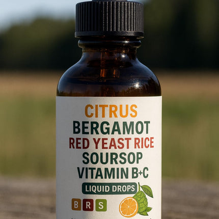 WHDEOW Citrus Bergamot Red Yeast Rice Drops - Heart & Immune Support