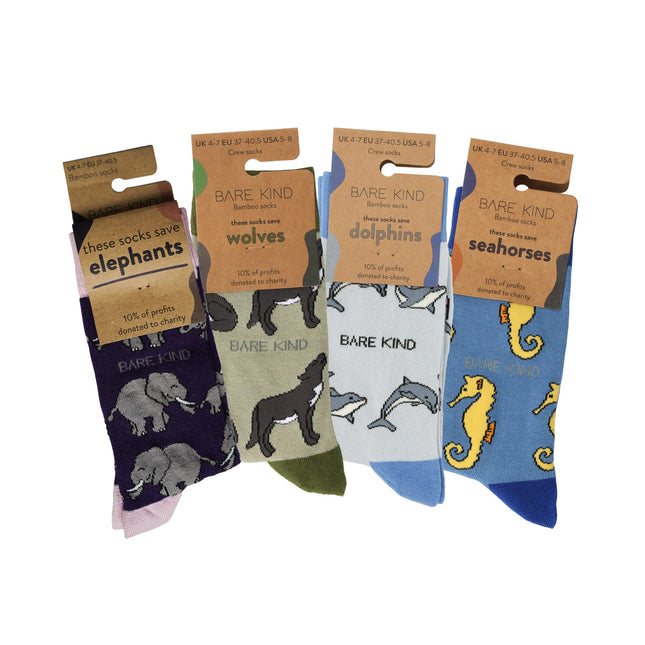 Wild at Heart Bamboo Sock Set