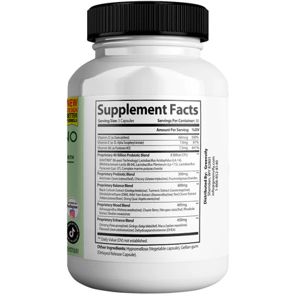 Winona Max Premium Menopause Support — 40B CFU Probiotic, 90 Capsules