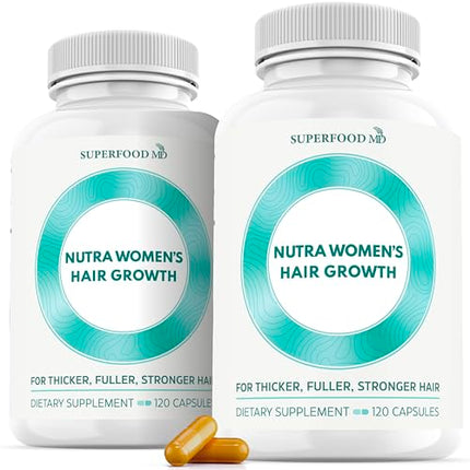 Superfood MD Women’s Balance Hair Growth – 2 Month Soy-Free Formula for 45+