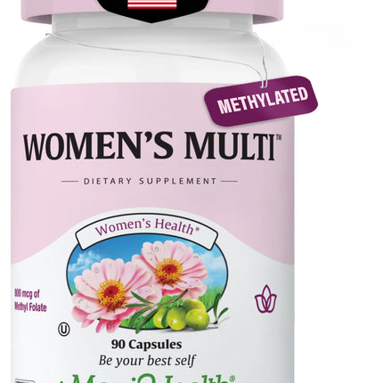 Womens Multivitamin – Methylated Multivitamin for Women with 23 Essential Vitamins | Probiotics & Digestive Support | Kosher (90 Capsules)