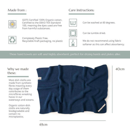 Organic Cotton Hand Towels