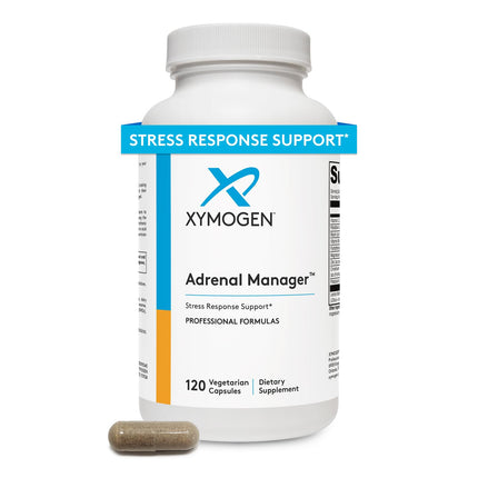 XYMOGEN Adrenal Manager - Energy, Stress Response & Adrenal Support (120 Capsules)