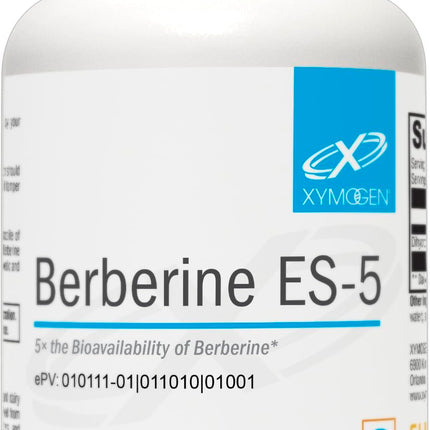 XYMOGEN Berberine ES-5 - DHB Berberine Supplement - 5x Bioavailability - Metabolic Support (60 Capsules)