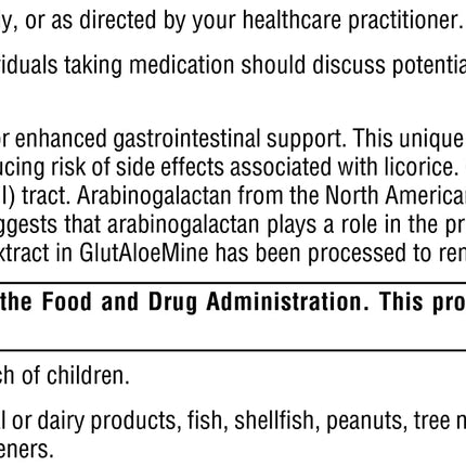 XYMOGEN GlutAloeMine Powder – 3000 mg L-Glutamine + Aloe, DGL Licorice & Arabinogalactan for GI Health (6.1 oz)