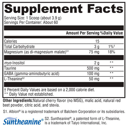 XYMOGEN RelaxMax Drink Mix – Relaxation, Stress Resiliency & Hormone Support (Cherry Flavor) 8.25 oz
