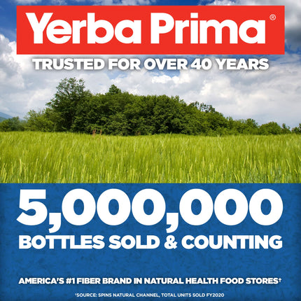 Yerba Prima Psyllium Whole Husks Pack of 2 – All Natural Fiber, Gluten Free, Non-GMO, Made in USA