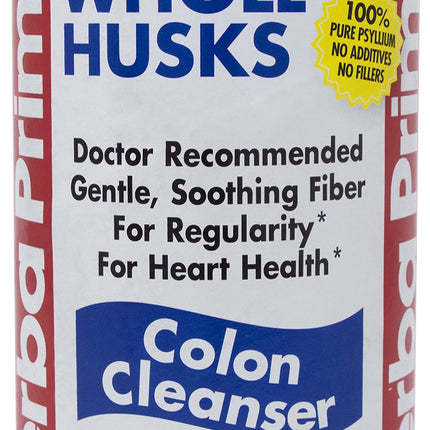 Yerba Prima Psyllium Whole Husks Colon Cleanser – 12 oz (Pack of 3)