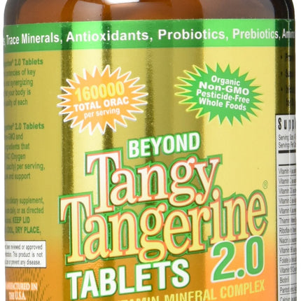 Youngevity Beyond Tangy Tangerine 2.0 – Multi-Vitamin & Mineral Complex | 160,000 ORAC | 120 Tablets