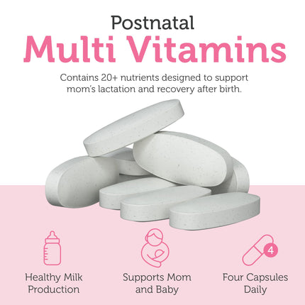 Zahler Postnatal Flow - Advanced Lactation Support | 120 Tablets