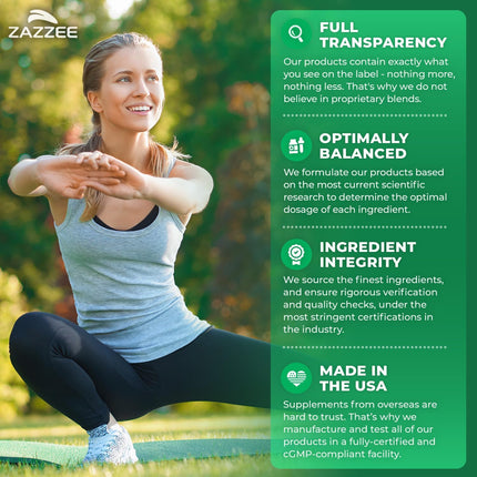 Zazzee Grape Seed Extract 50:1 – 120 Vegan Capsules | 95% Polyphenols