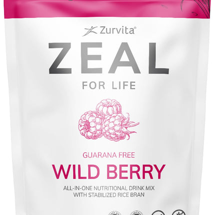 Zurvita Zeal for Life 30-Day Wellness Bag - Wild Berry (Guarana Free) • 420 g