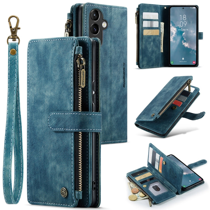 For Samsung Galaxy A54 CaseMe C30 Multifunctional Phone Leather Phone Case(Blue)