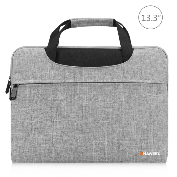 HAWEEL 13.3 inch Laptop Handbag, For Macbook, Samsung, Lenovo, Sony, DELL Alienware, CHUWI, ASUS, HP, 13.3 inch and Below Laptops(Grey)