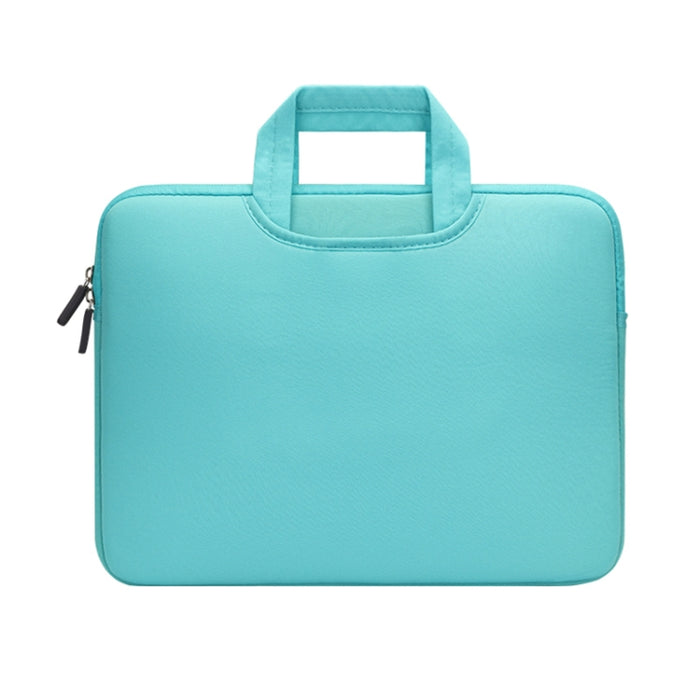 13.3 inch Portable Air Permeable Handheld Sleeve Bag for MacBook Air / Pro, Lenovo and other Laptops, Size: 34x25.5x2.5cm(Green)