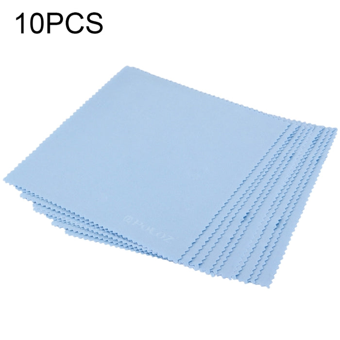 10 PCS PULUZ Soft Cleaning ClothGoPro, Insta360, DJI and Other Action Cameras LCD Screen, Tablet PC / Mobile Phone Screen, TV Screen, Glasses, Mirror, Monitor, Camera Lens