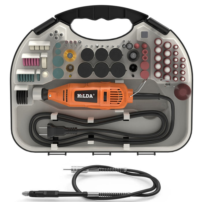 HILDA Power Grinder And Brush Sharpener Set Sharpening Tool Set, EU Plug, Model: With Soft Shaft